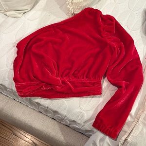 Free people tell me about it one shoulder top